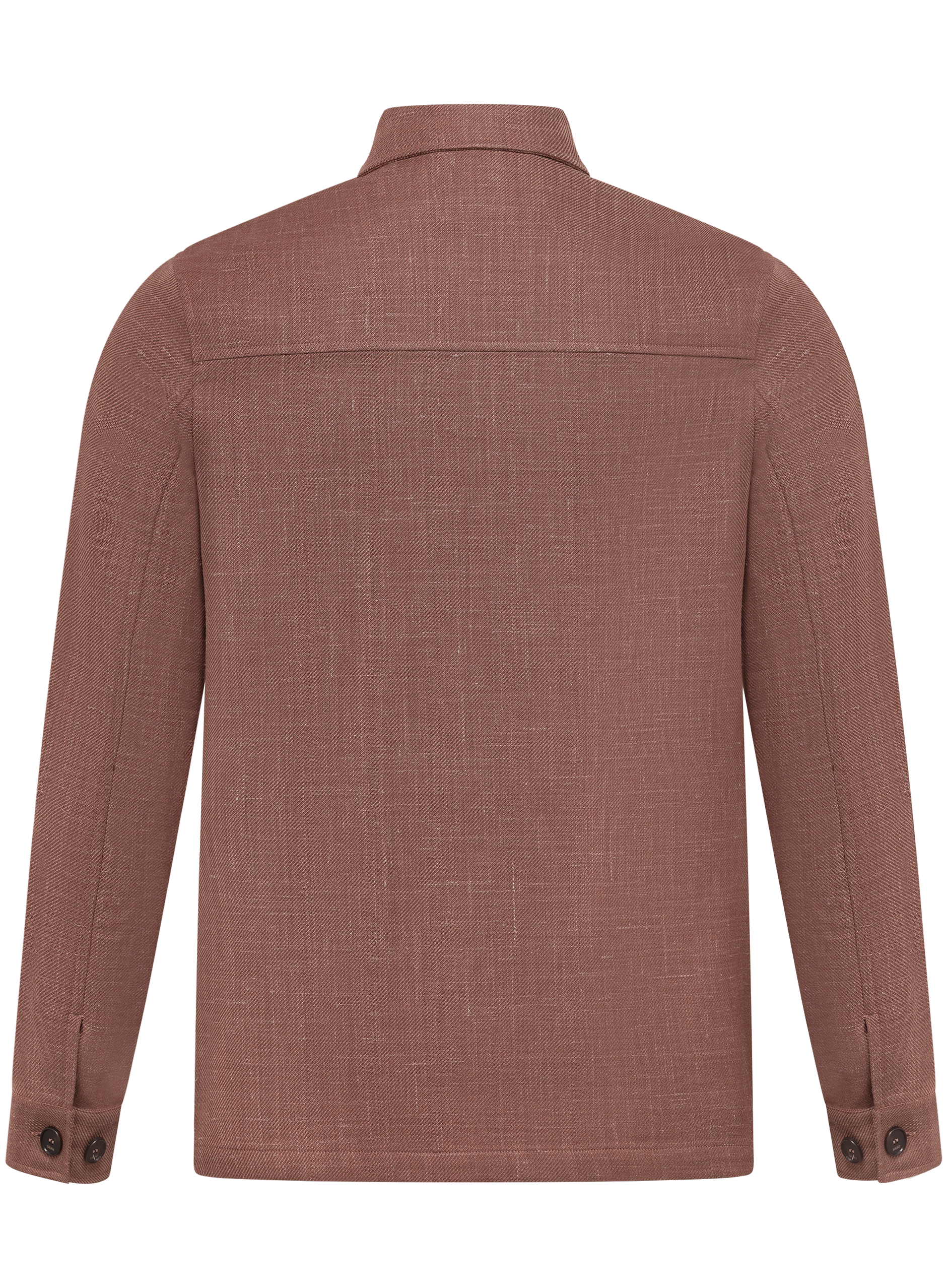 Overshirt van scheerwol, zijde en linnen | ROZE