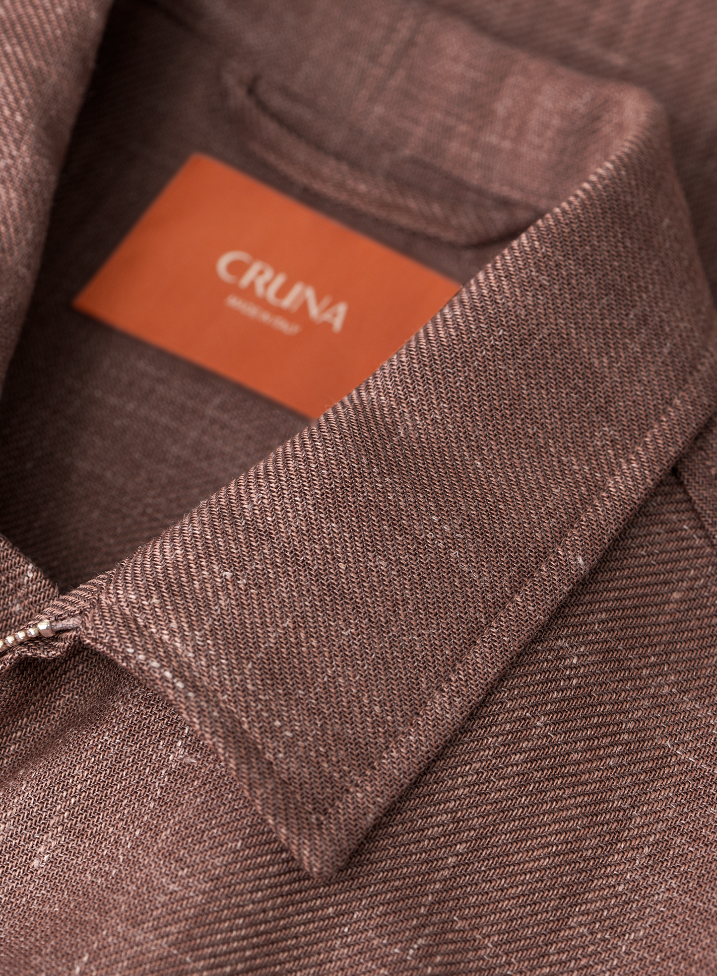 Overshirt van scheerwol, zijde en linnen | FULL_WIDTH | ROZE