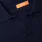 Buttonless polo van katoen | FULL_WIDTH | BLUE NAVY