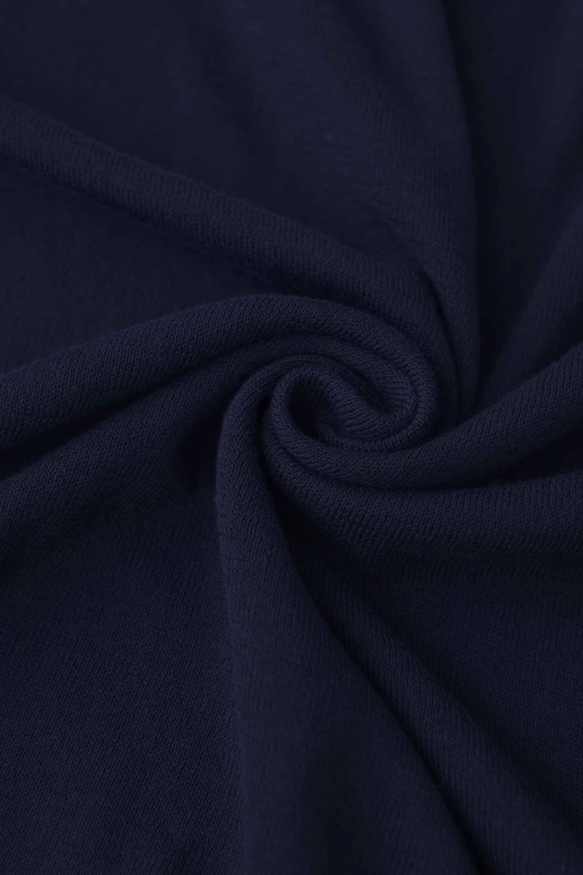 Buttonless polo van katoen | FULL_WIDTH | BLUE NAVY