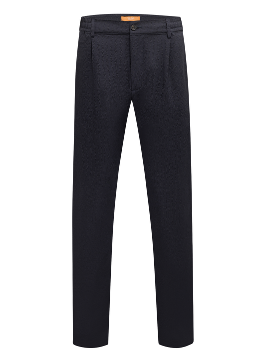 Broek met stretch | BLUE NAVY