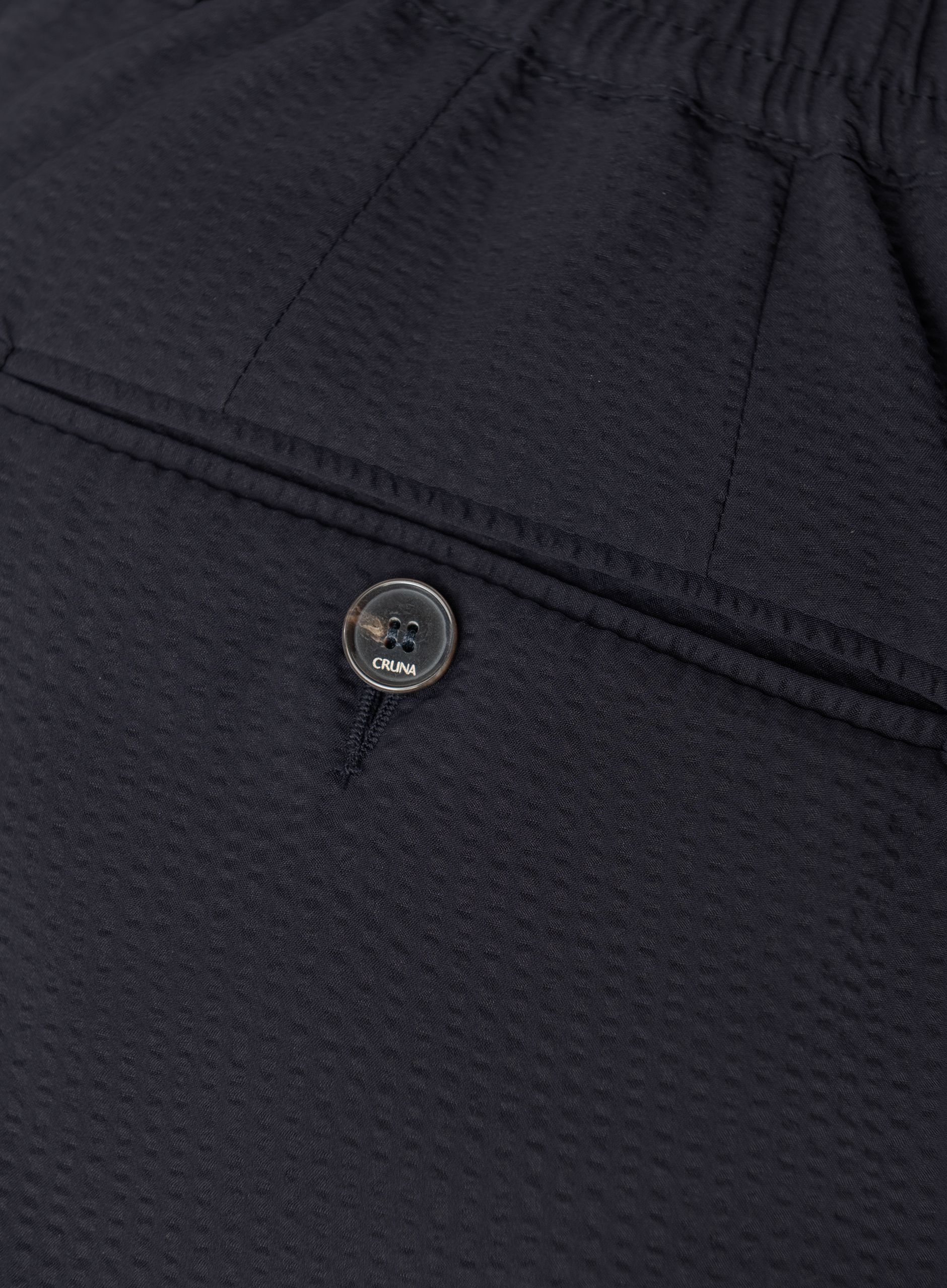 Broek met stretch | BLUE NAVY