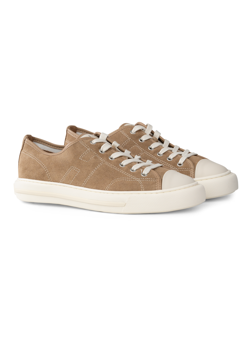 Rebel sneakers van leer | Beige
