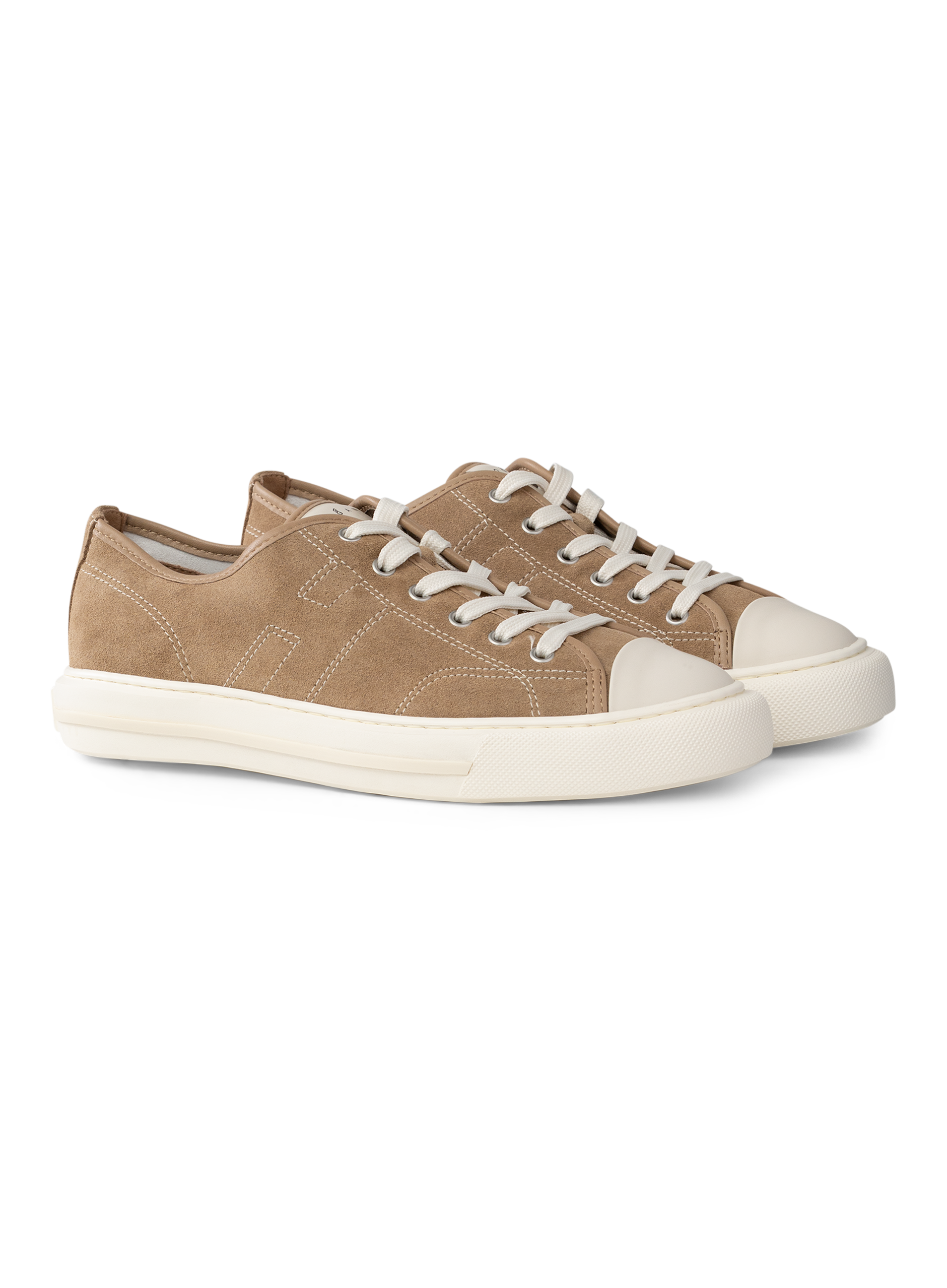 Rebel sneakers van leer | Beige