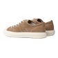 Rebel sneakers van leer | Beige
