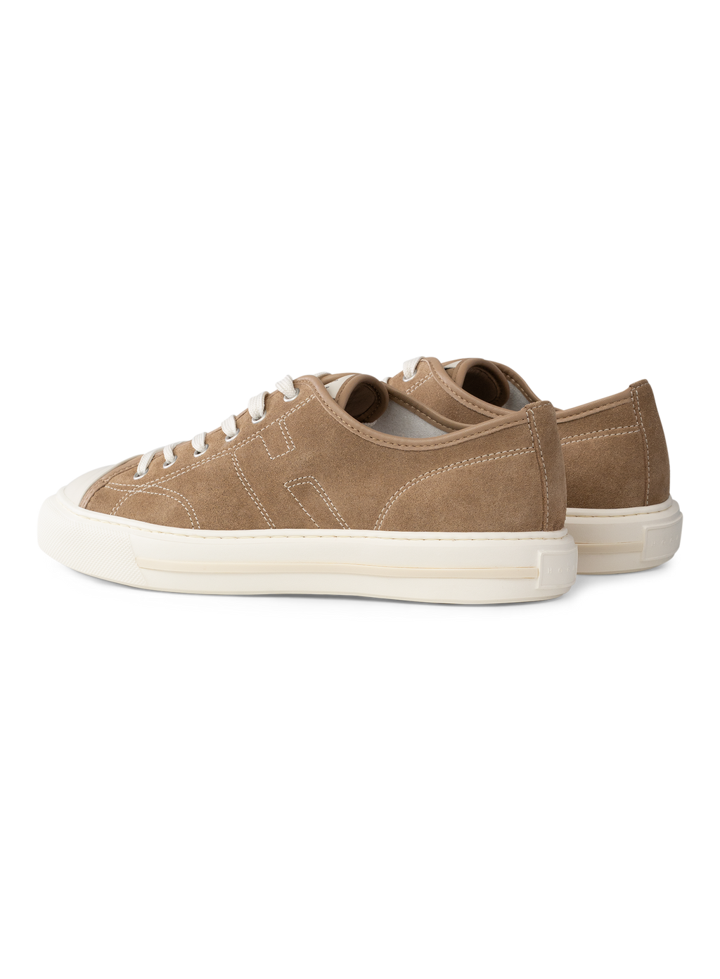 Rebel sneakers van leer | Beige