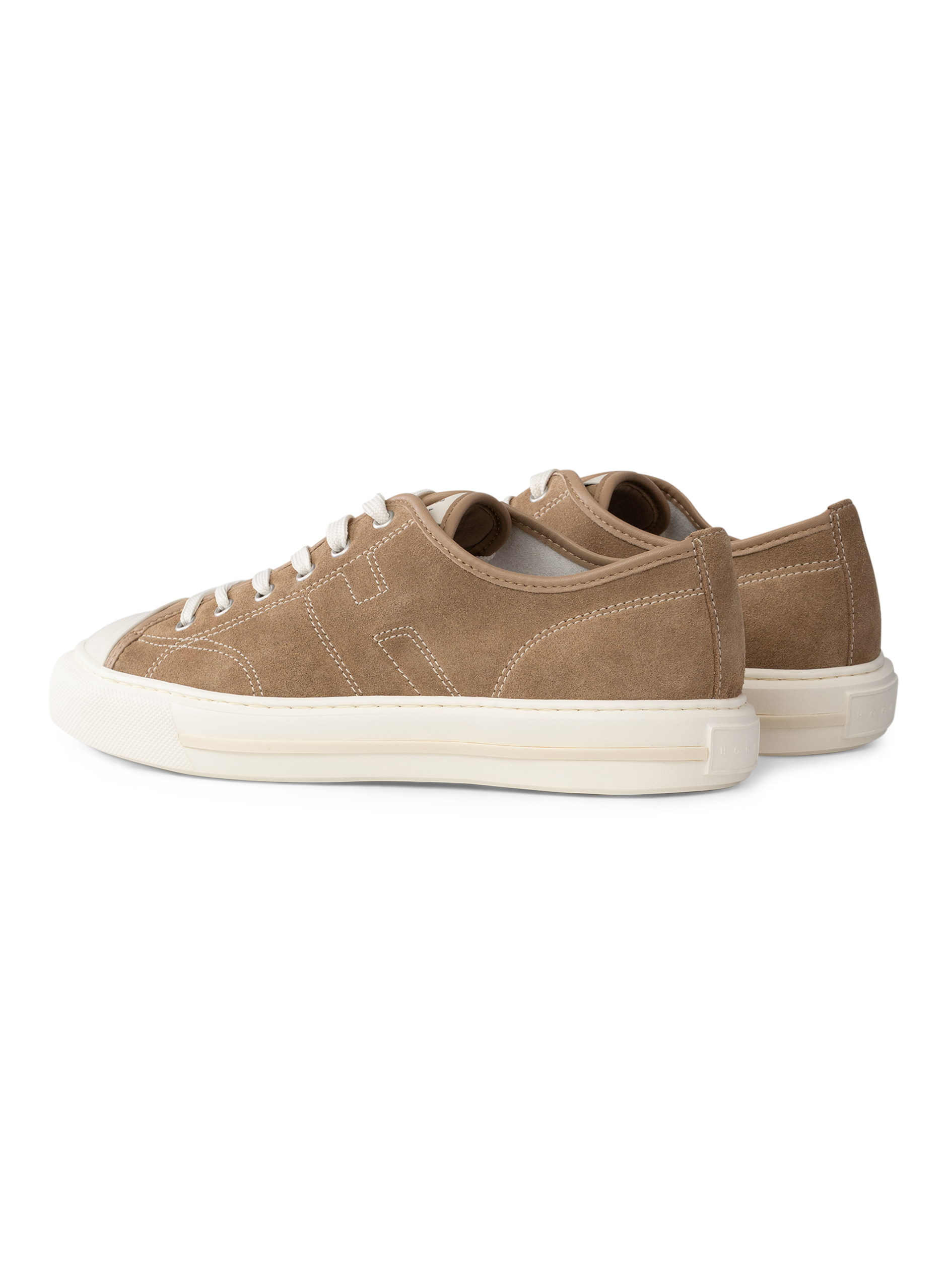 Rebel sneakers van leer | Beige