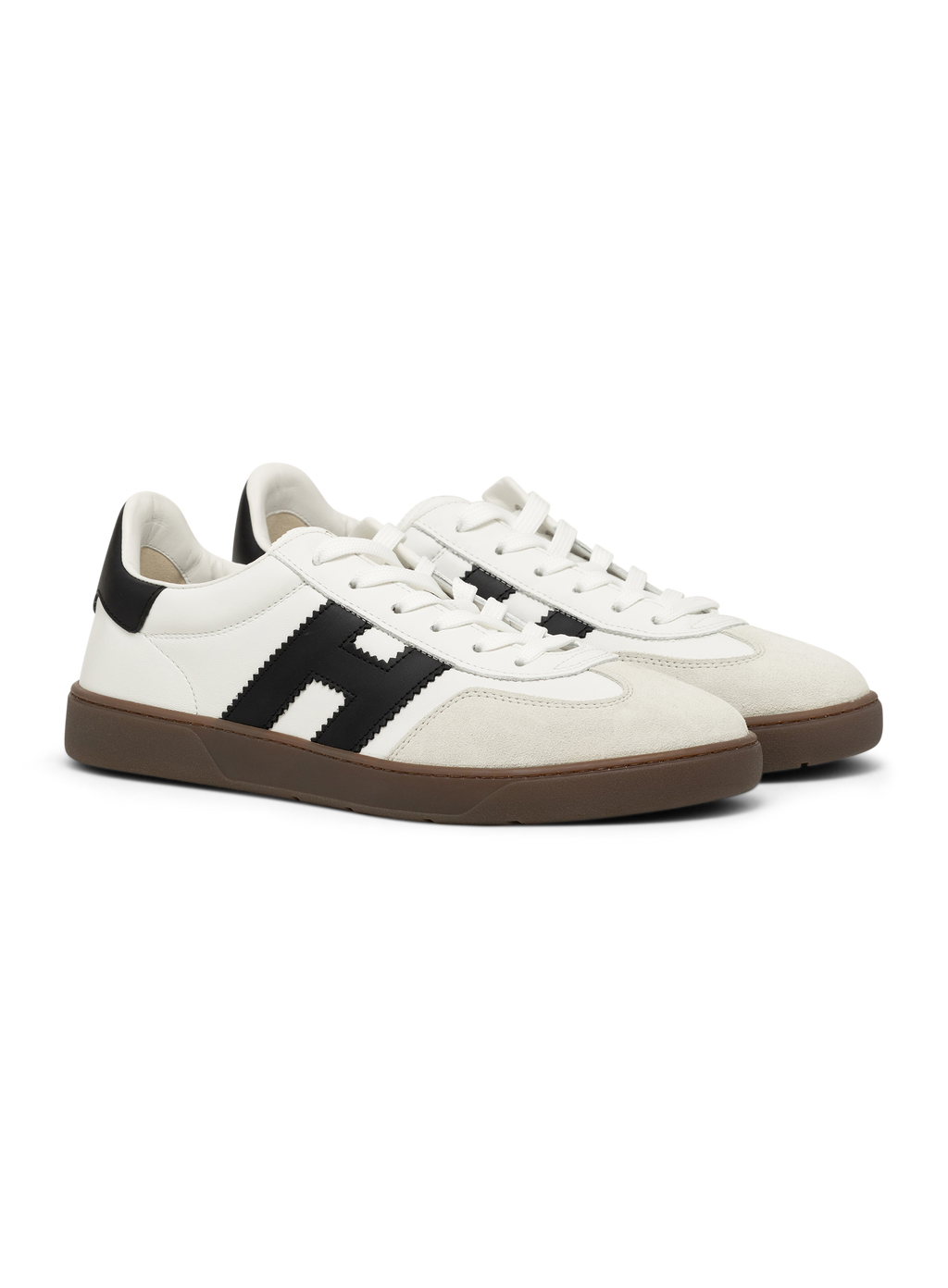 Cool sneakers van leer | Wit