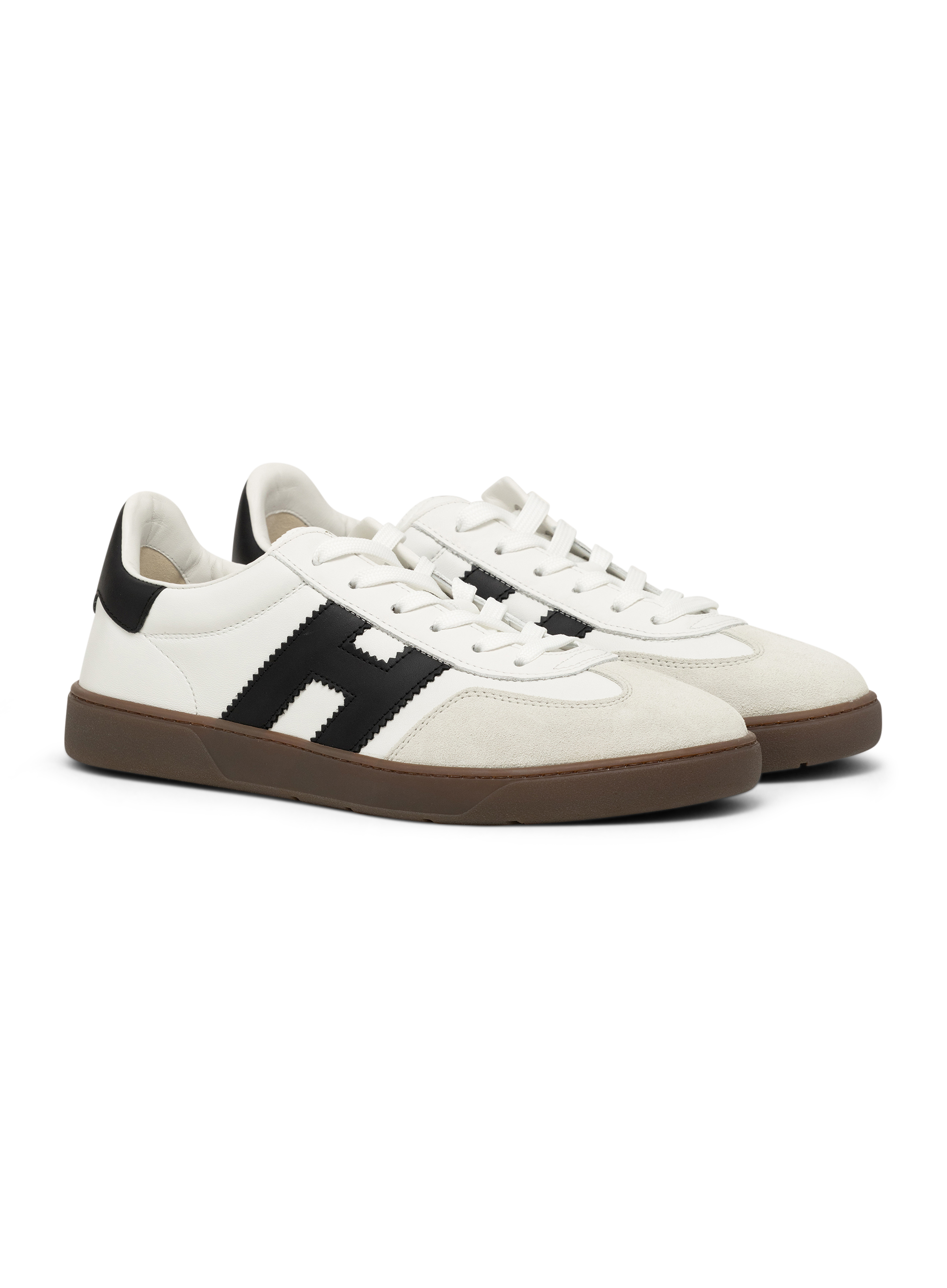 Leren cool sneakers | Wit