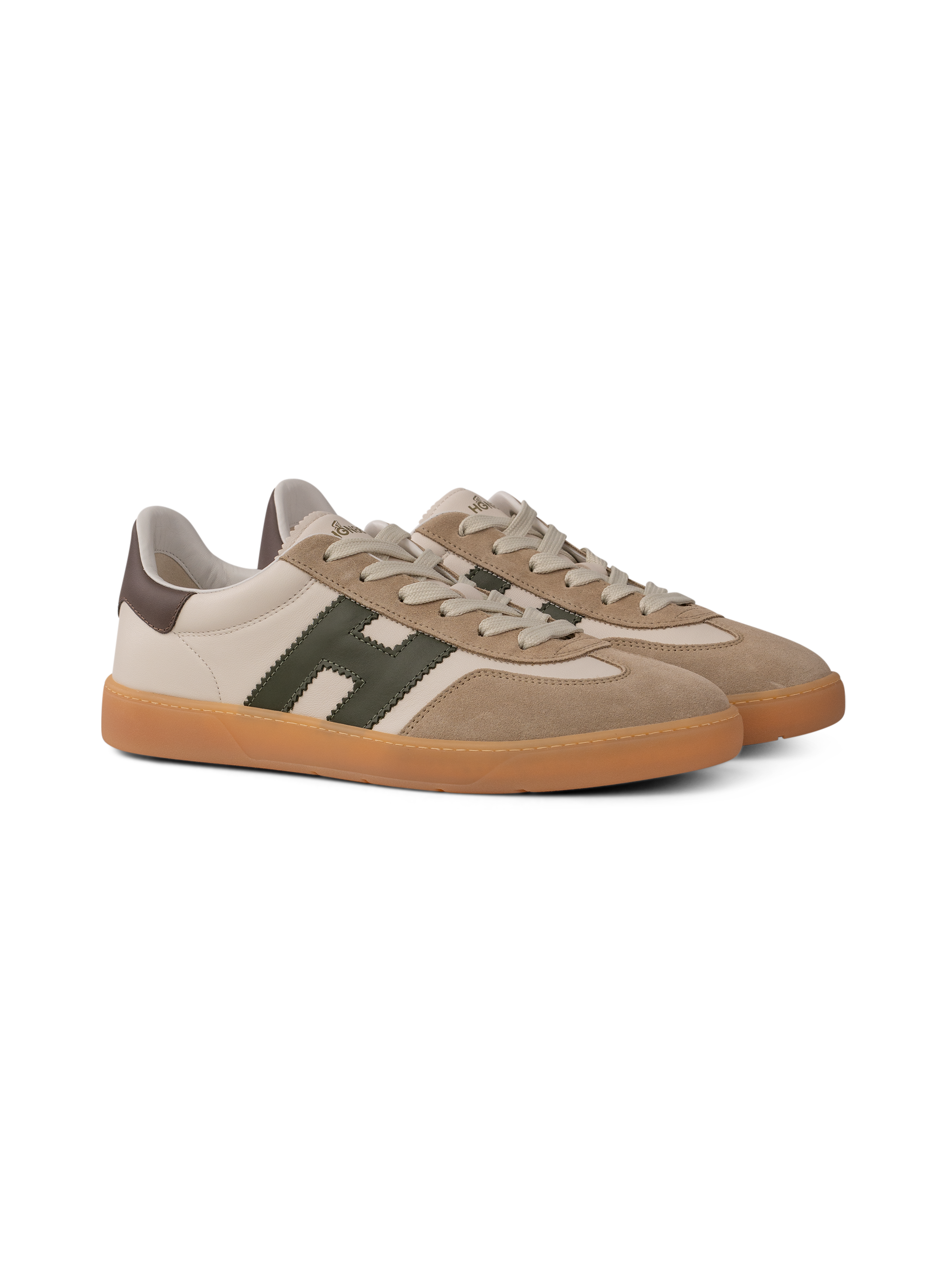 Cool sneakers van leer | Multicolor