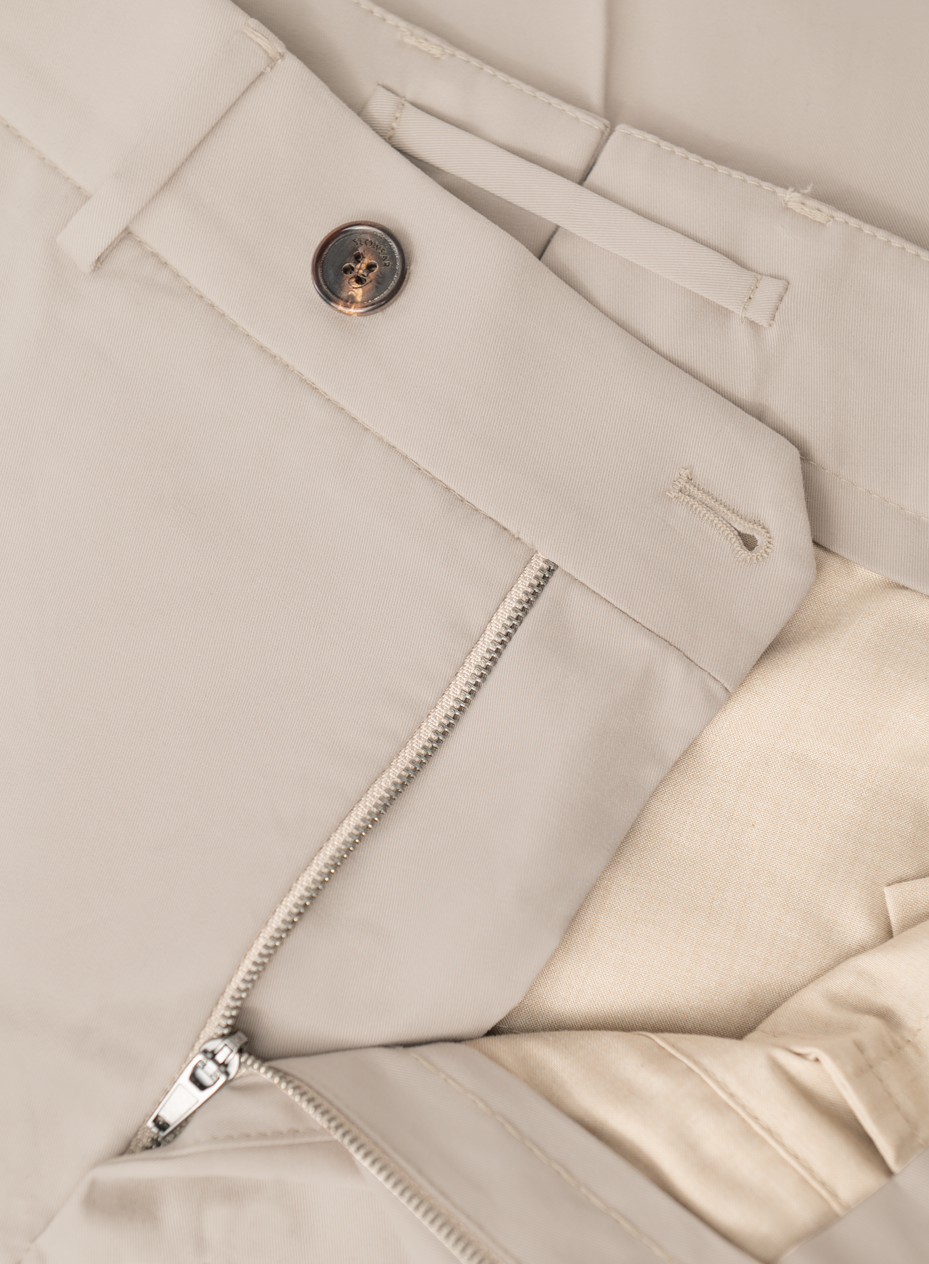 Broek van katoen | FULL_WIDTH | TAUPE