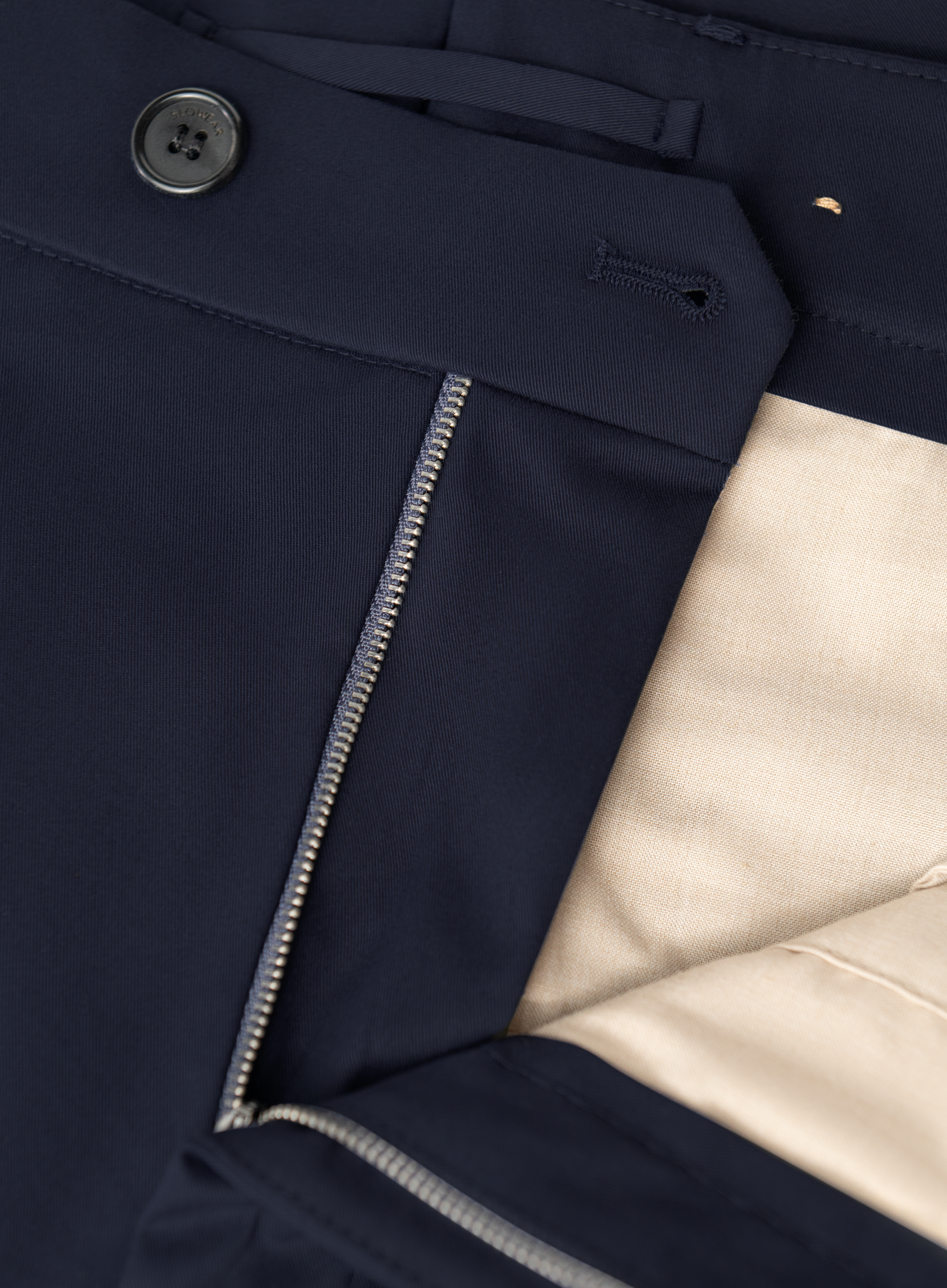 Broek van katoen | FULL_WIDTH | BLUE NAVY
