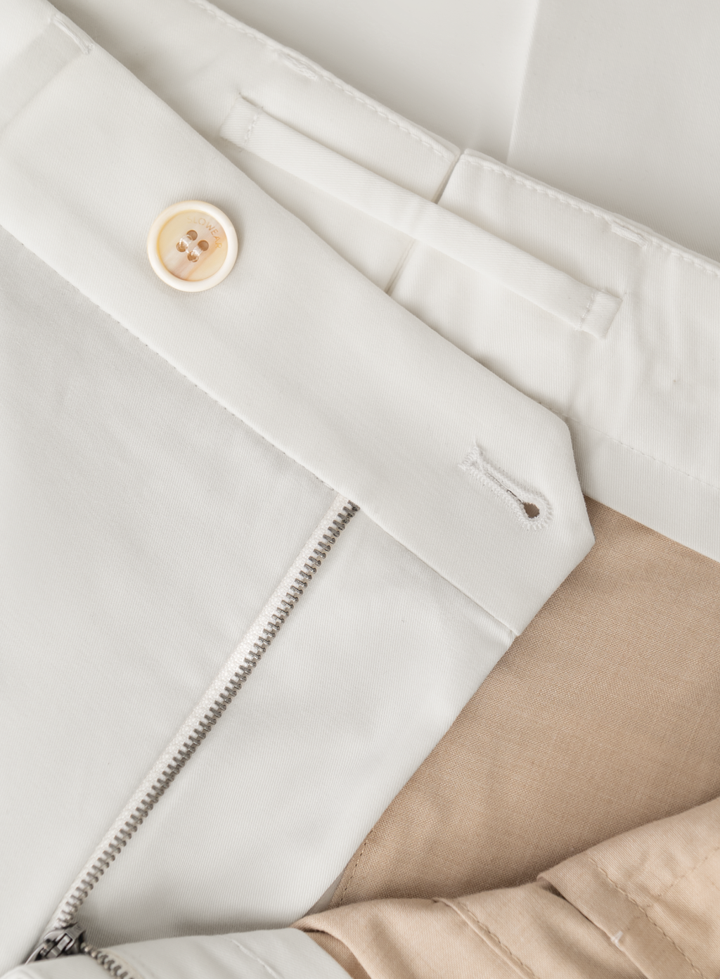 Broek van katoen | FULL_WIDTH | Wit 