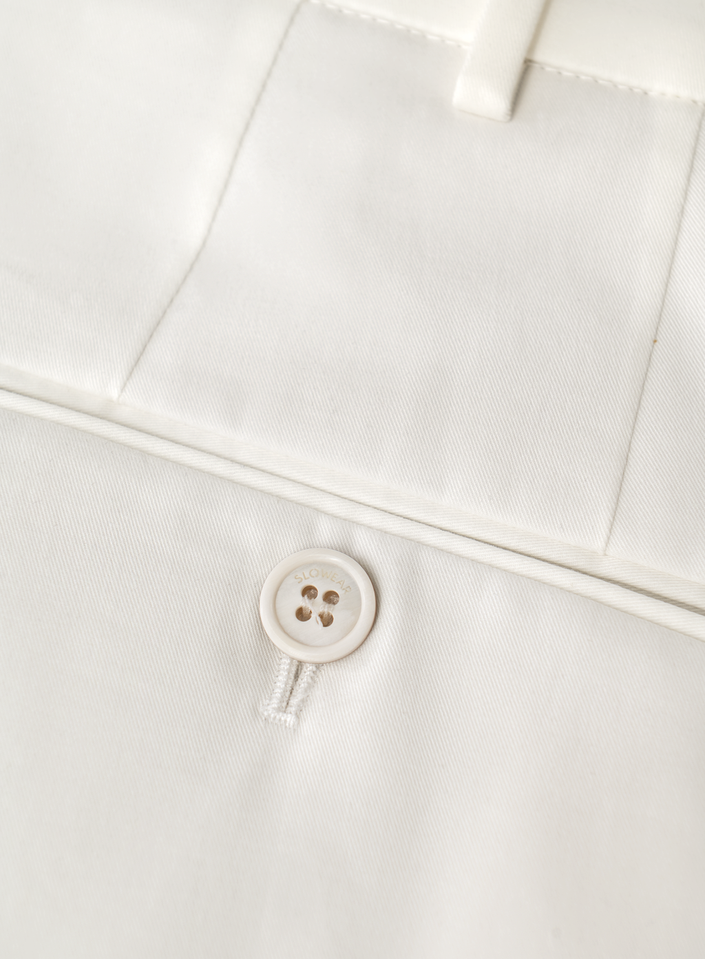 Broek van katoen | FULL_WIDTH | Wit