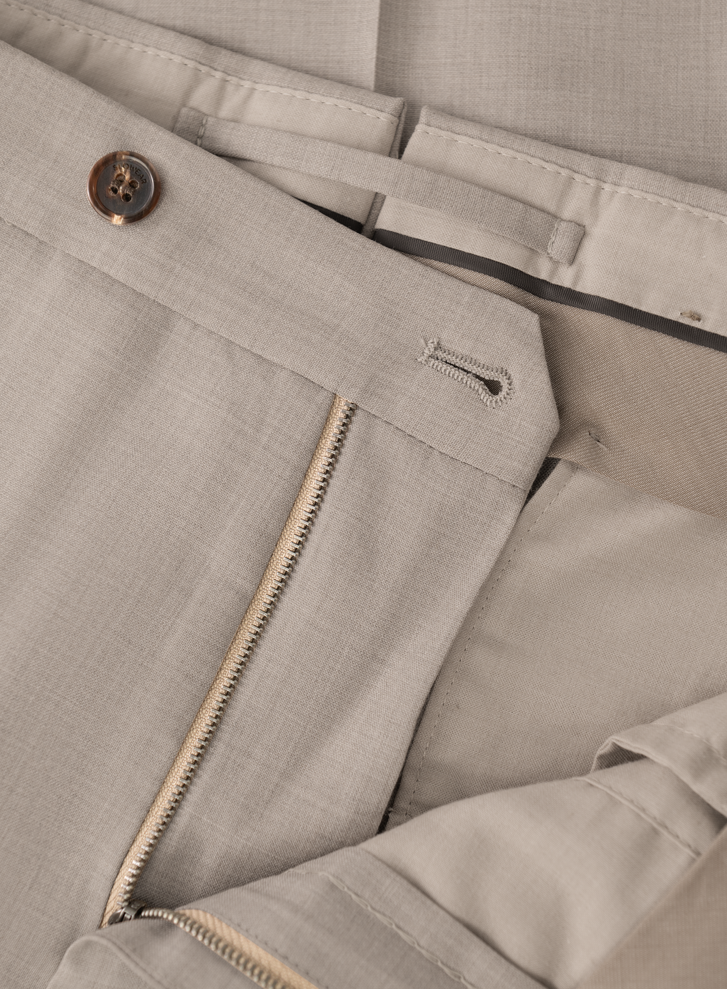 Broek van katoen | FULL_WIDTH | Beige