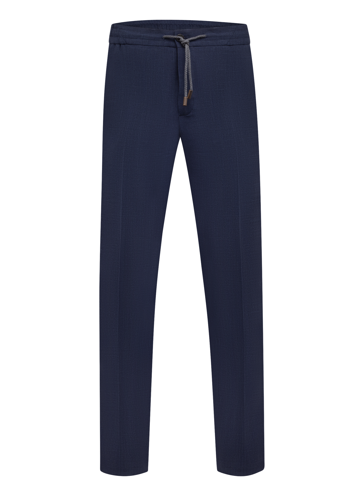 Broek van scheerwol, zijde en linnen (Loro Piana-stof) | BLUE NAVY