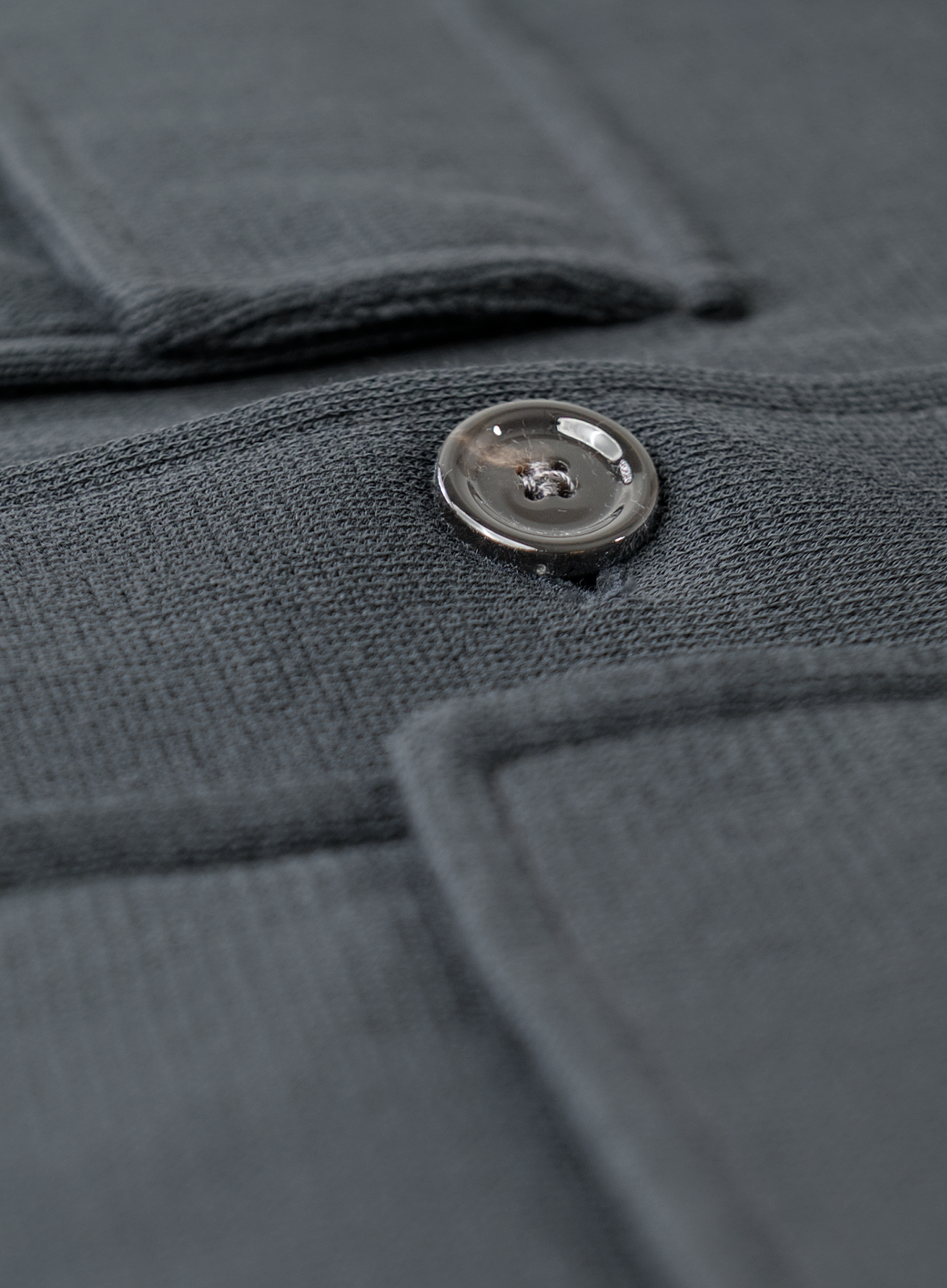 Katoen overshirt | Blauw