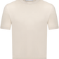 T-shirt van zijde | Beige