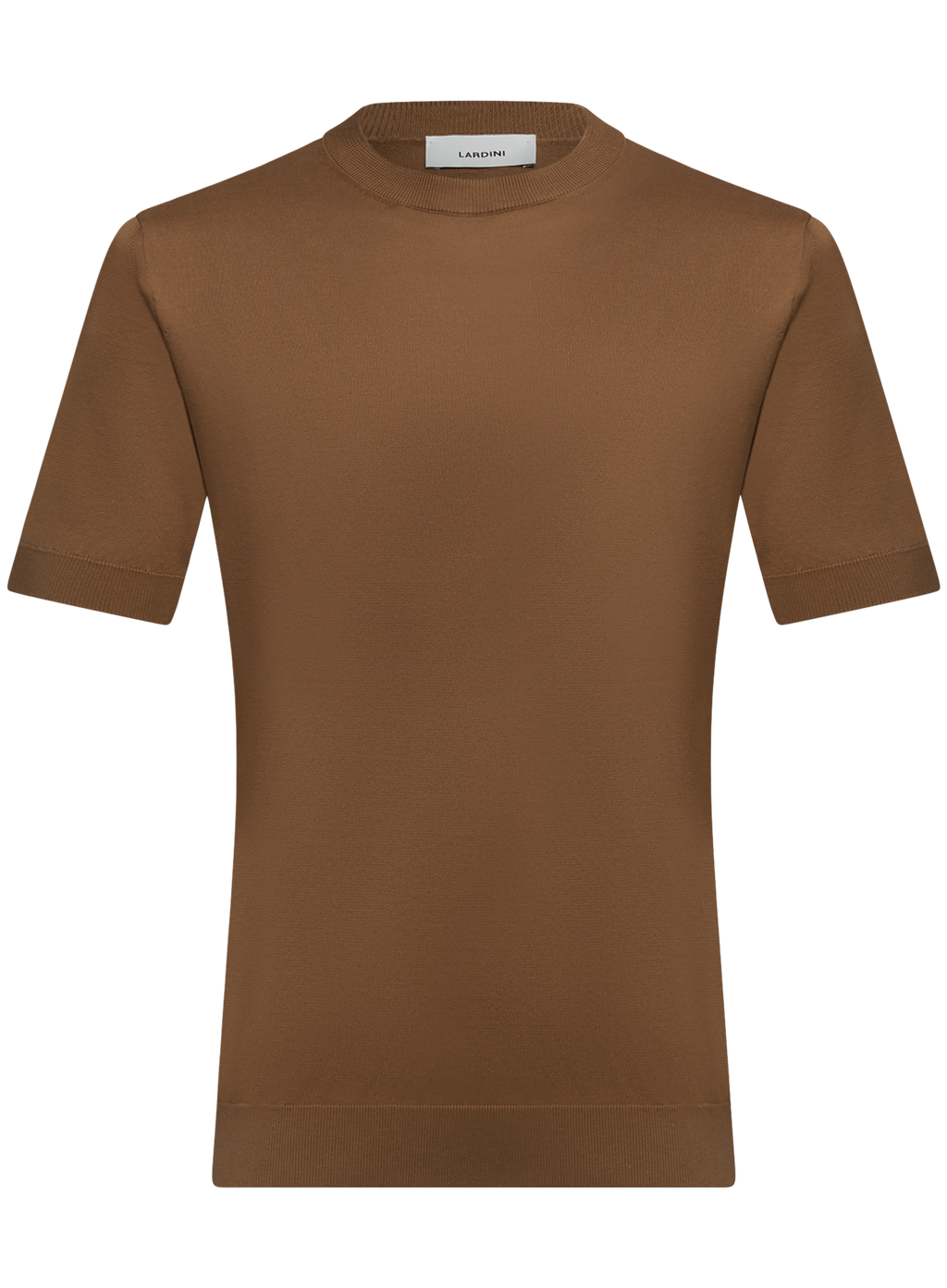 T-shirt van katoen | Bruin
