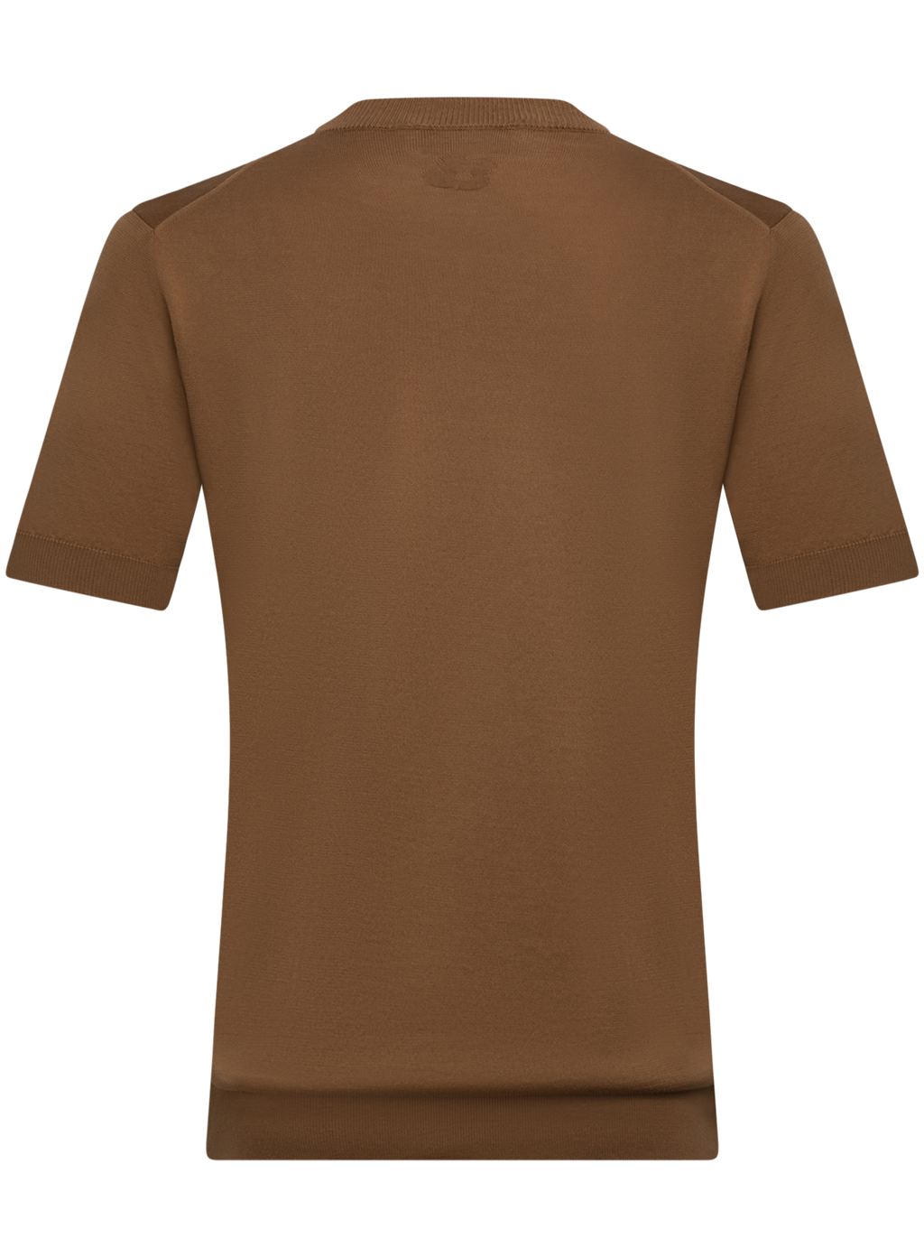 T-shirt van katoen | Bruin