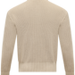  Half-zip trui van katoen | Beige