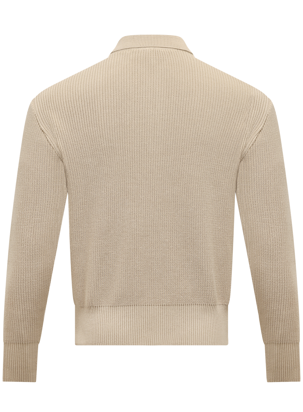  Half-zip trui van katoen | Beige