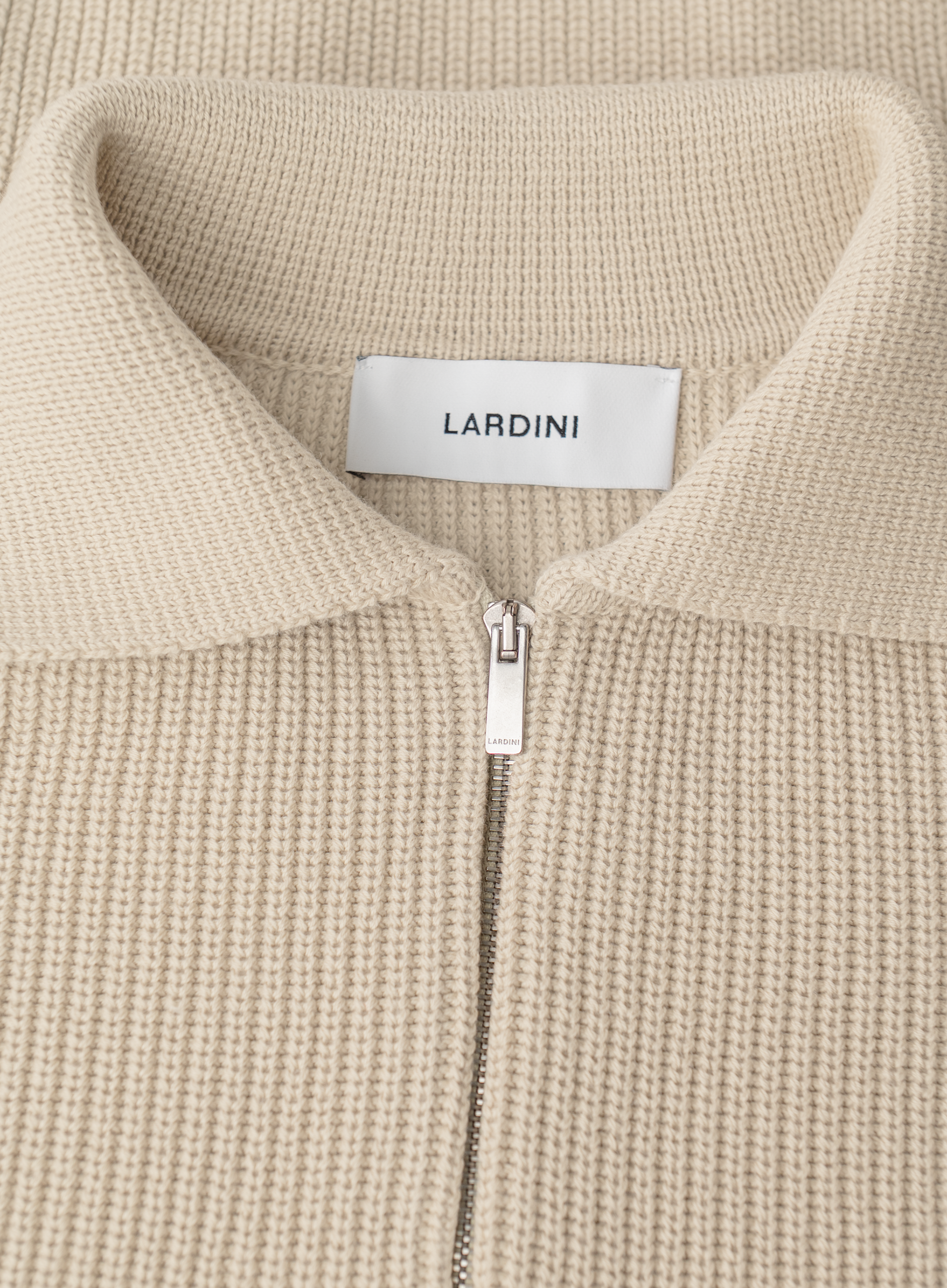  Half-zip trui van katoen | FULL_WIDTH | Beige
