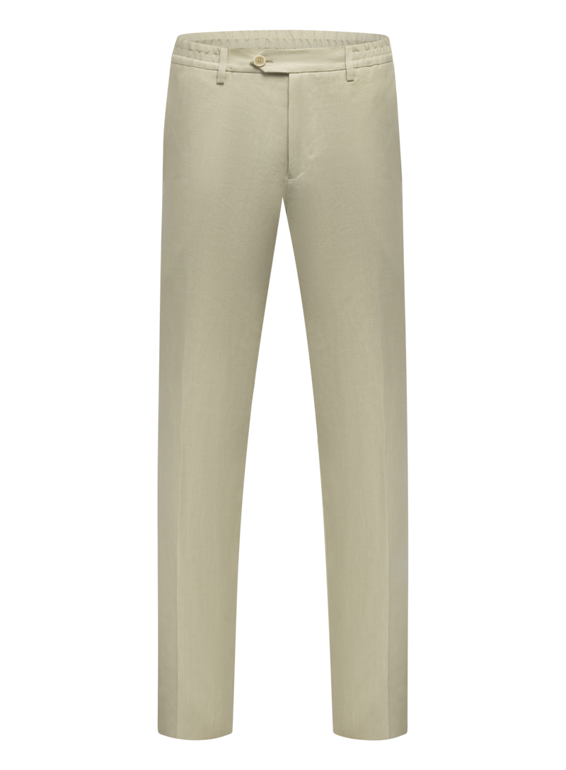 Broek van linnen | Beige