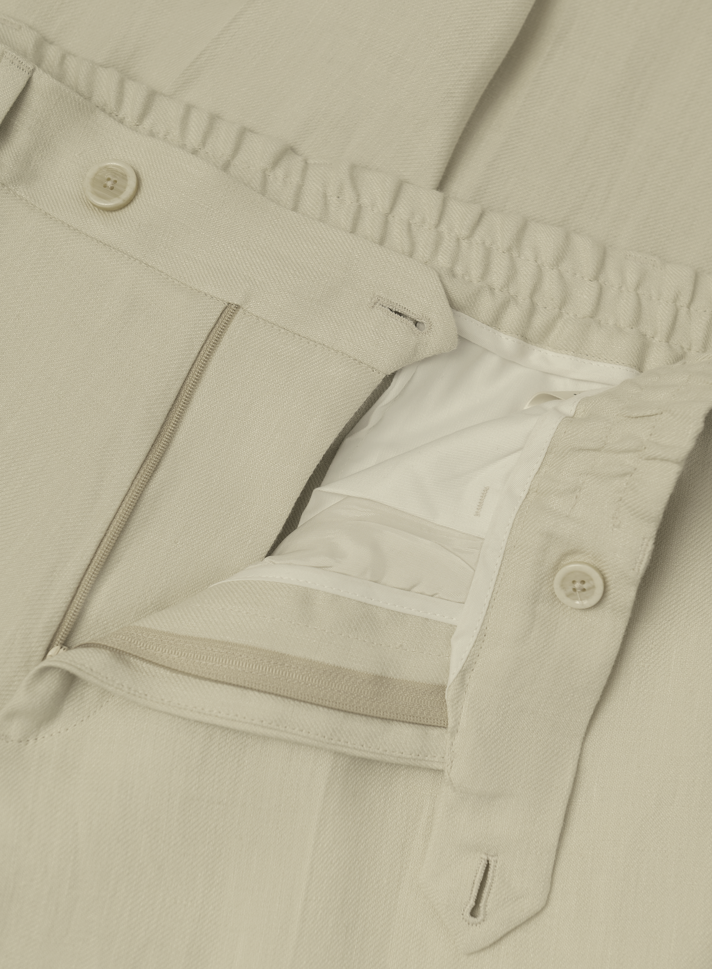 Linnen broek | FULL_WIDTH | Beige