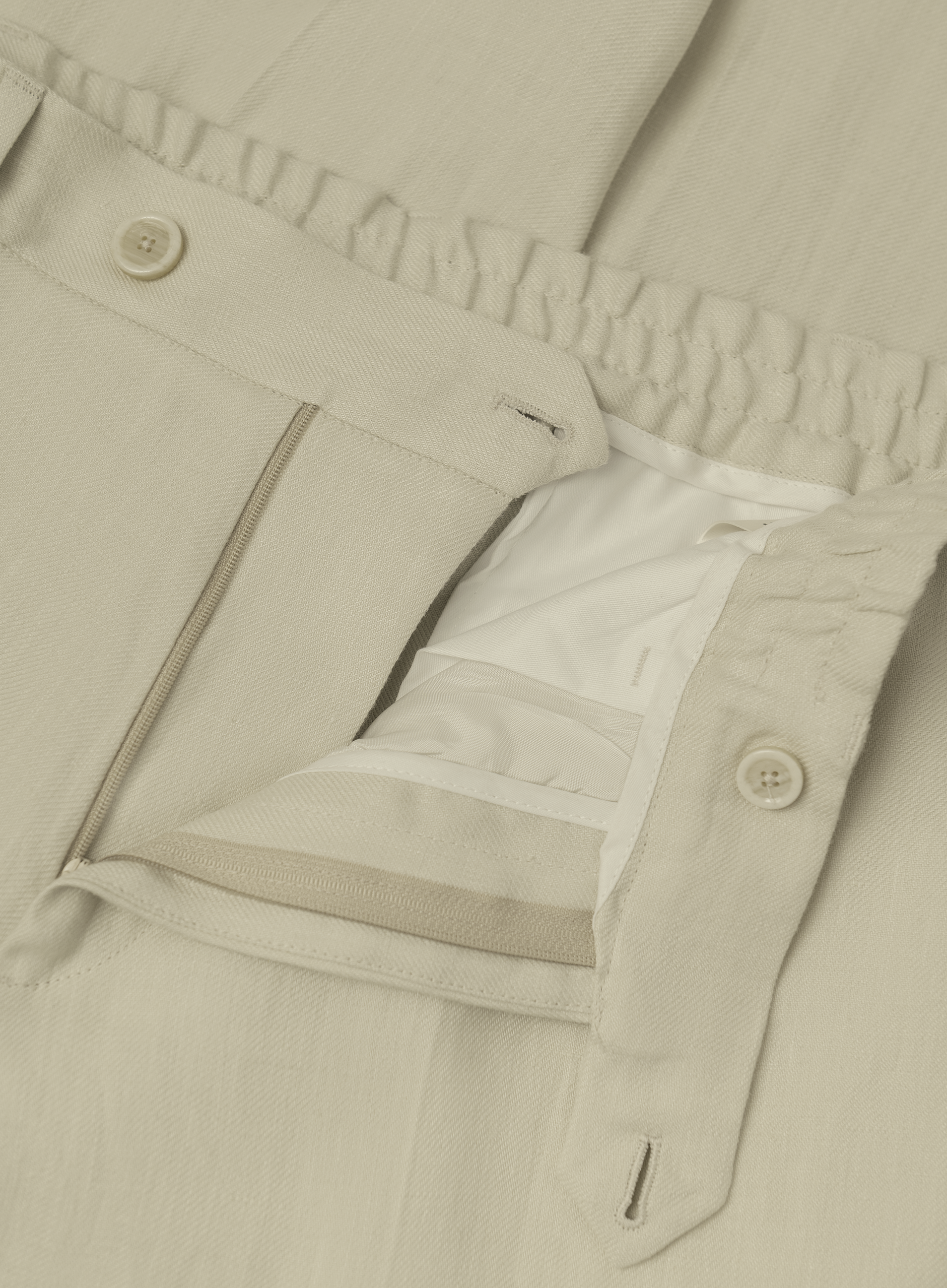 Broek van linnen | FULL_WIDTH | Beige