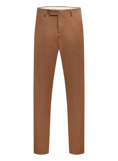 Linnen pantalon | Bruin