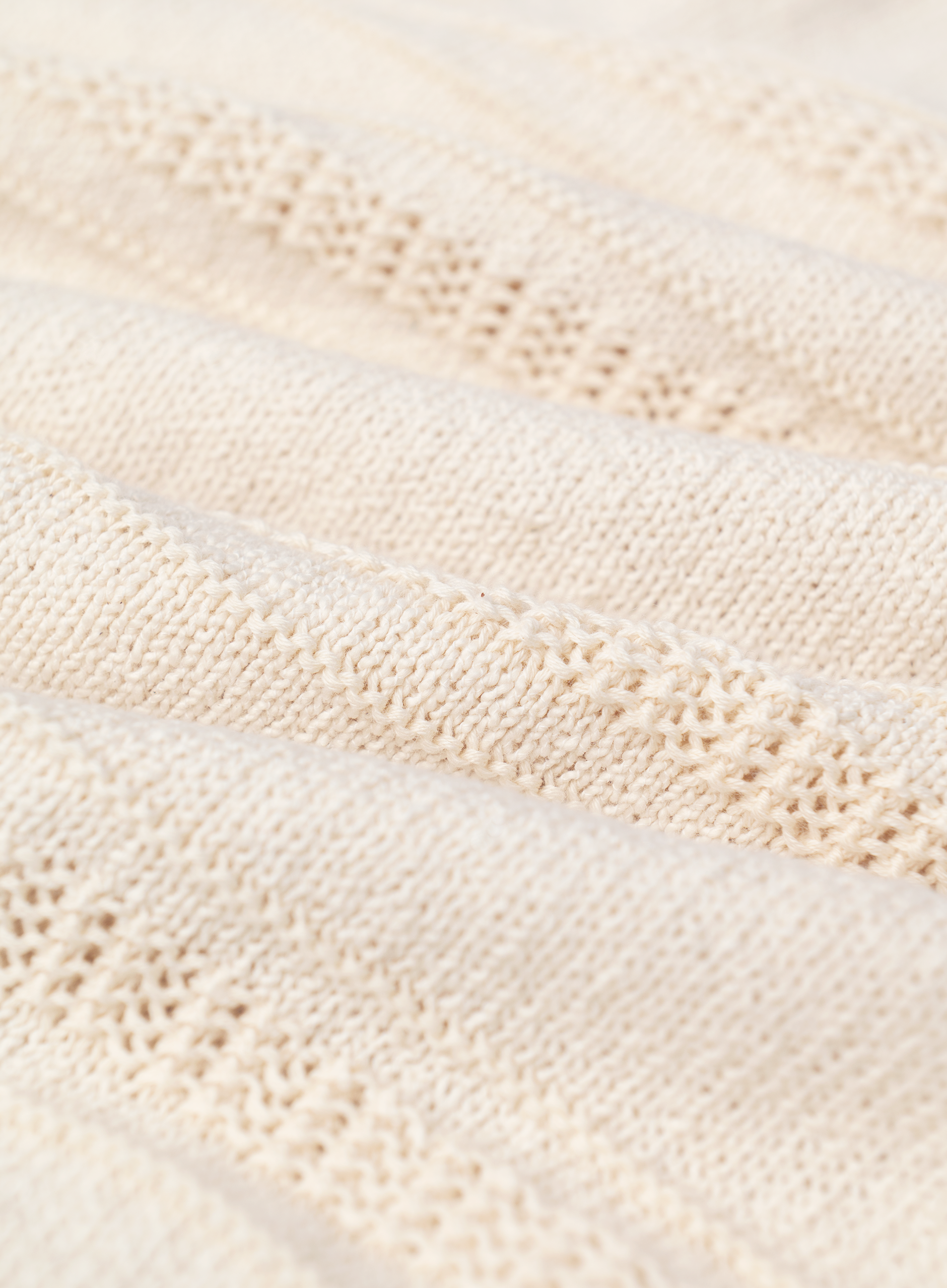 Knitted polo van katoen | ROOM-WIT