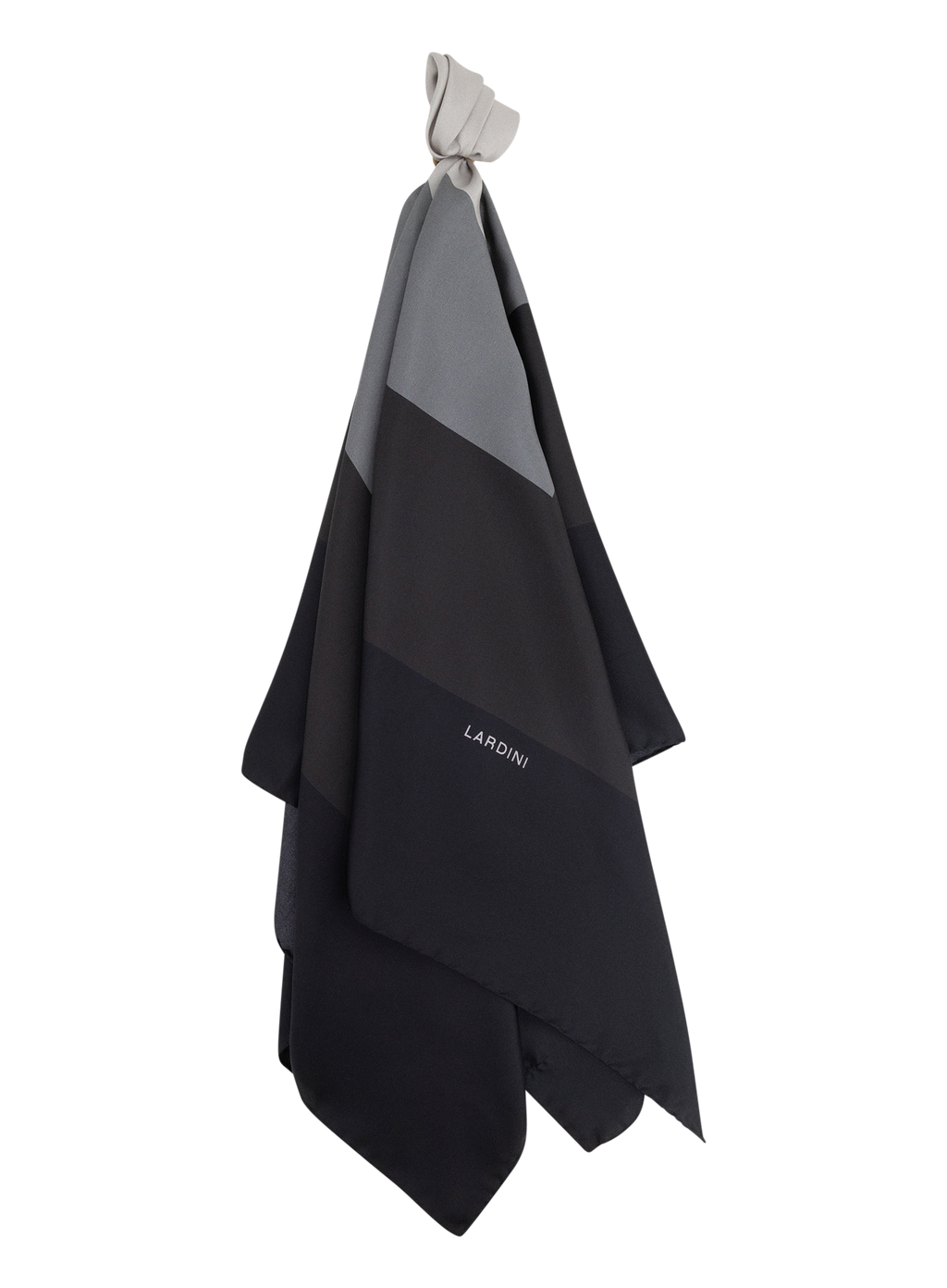 Shawl van zijde | BLAUW-GRIJS