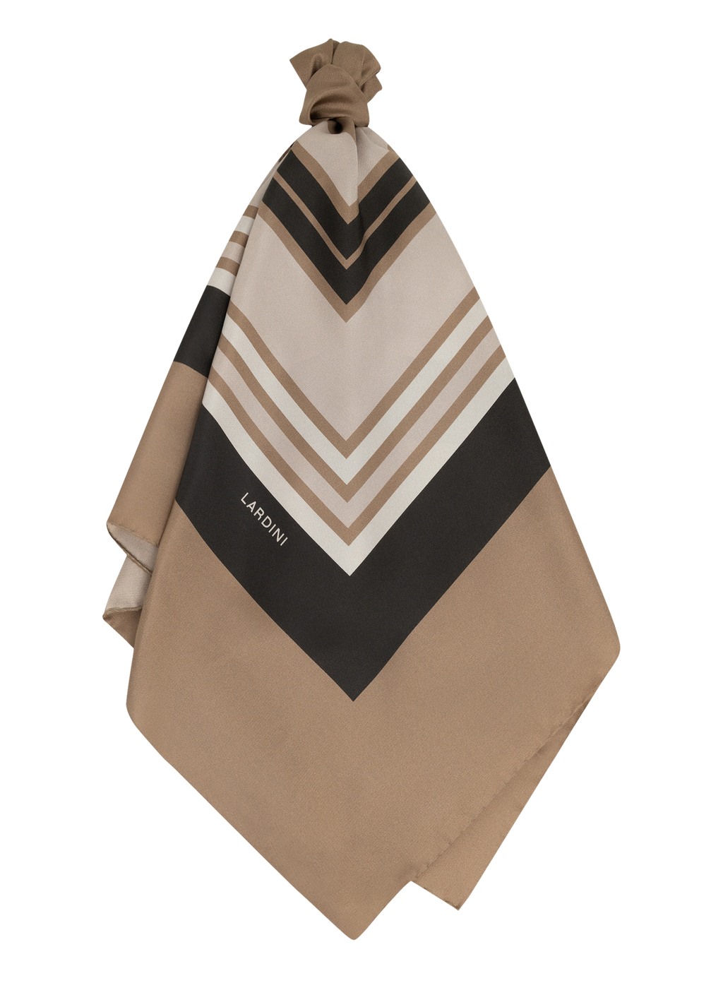 Zijden shawl | Bruin