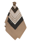 Zijden shawl | Bruin