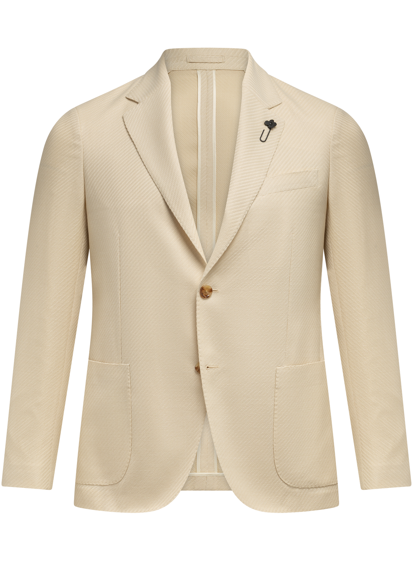 Jasje van scheerwol en katoen | Beige