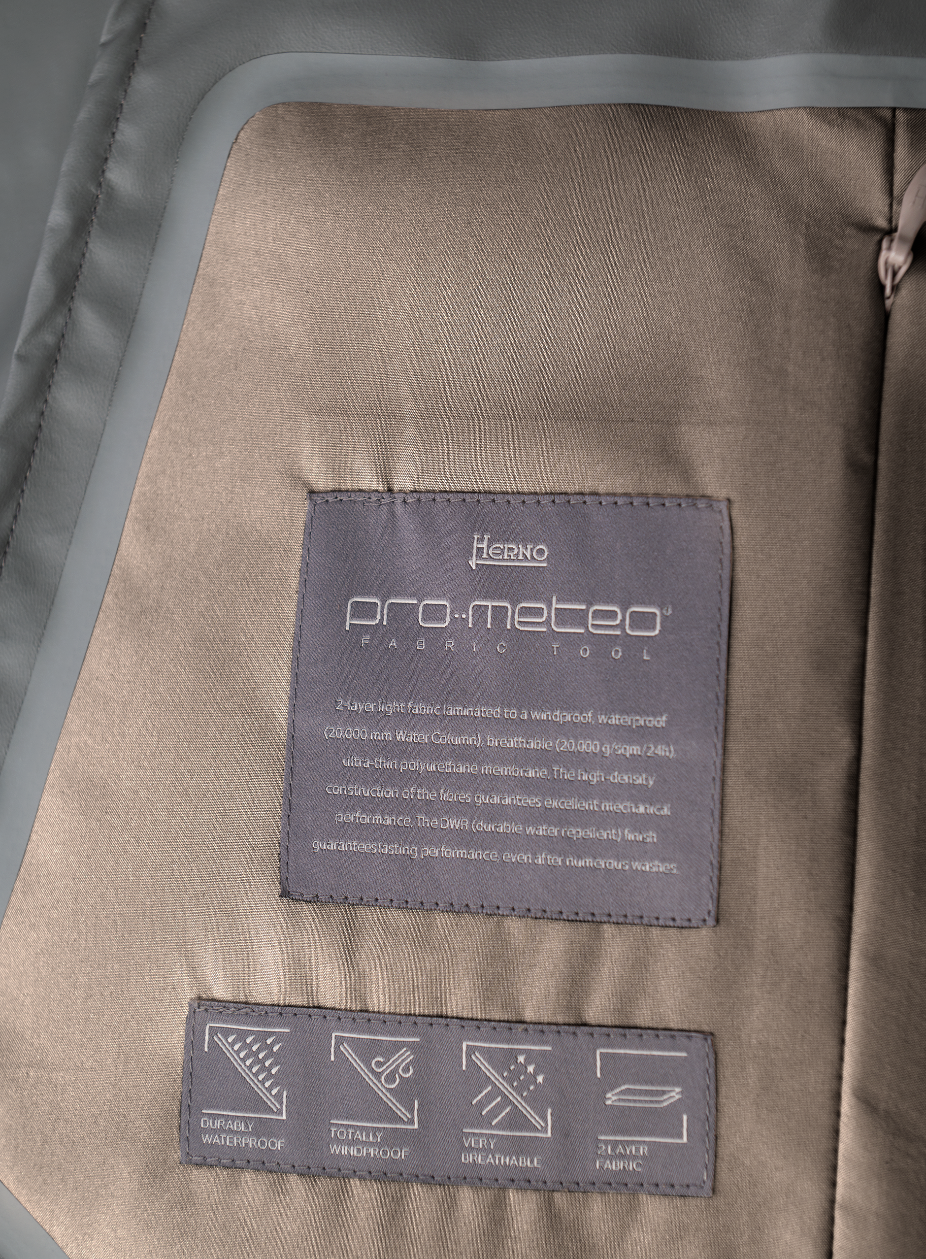 Jas met capuchon | TAUPE