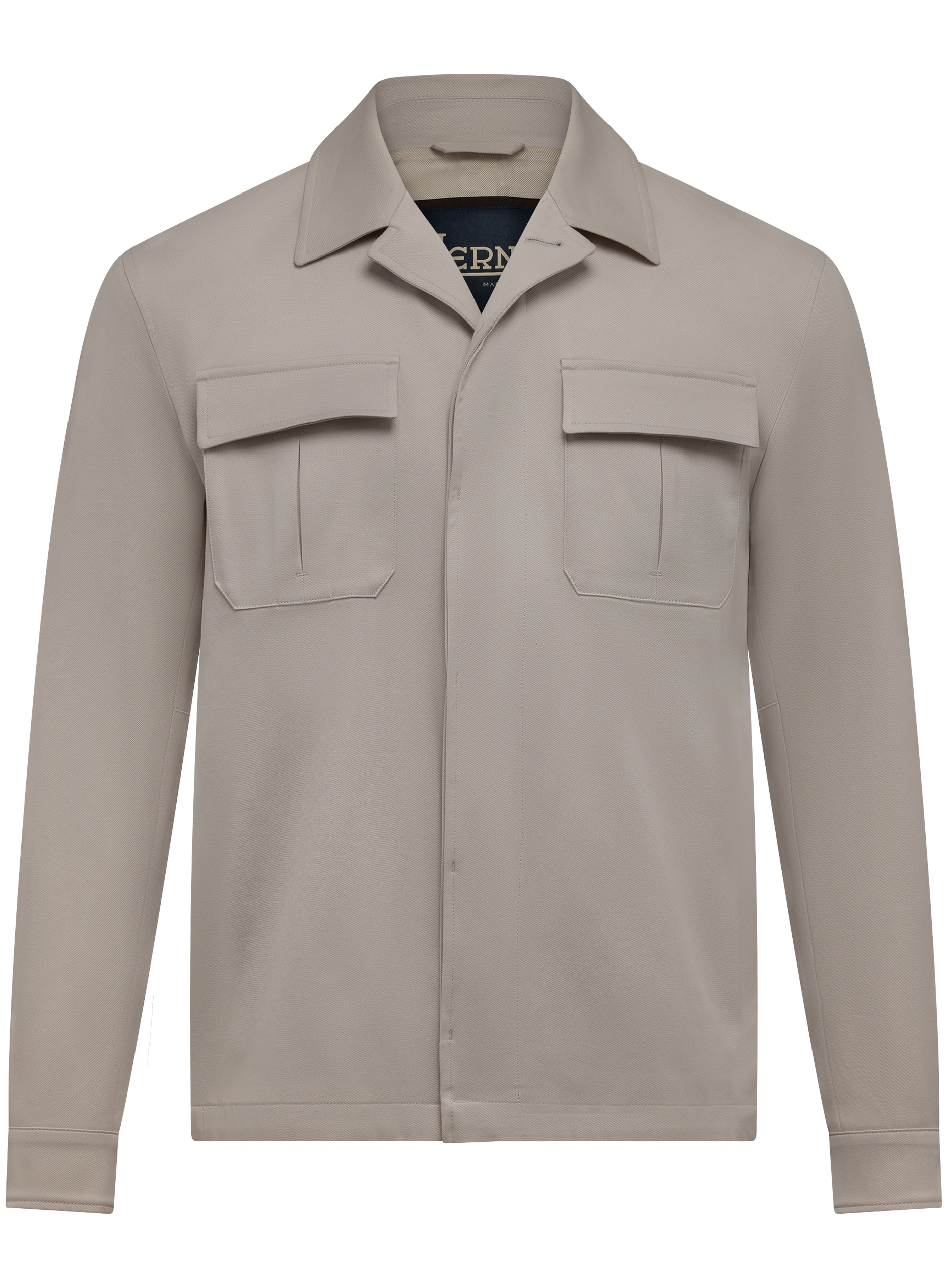 Overshirt van katoen | Beige