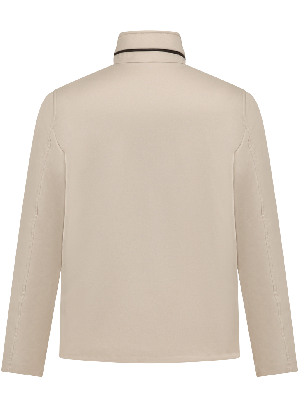 Reversible jas van cashmere en zijde | Beige