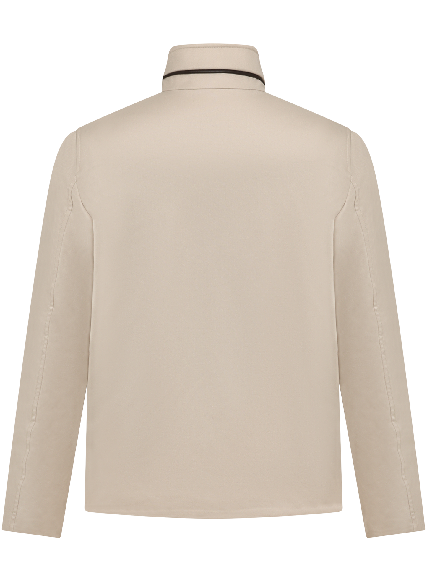 Reversible jas van cashmere en zijde | Beige