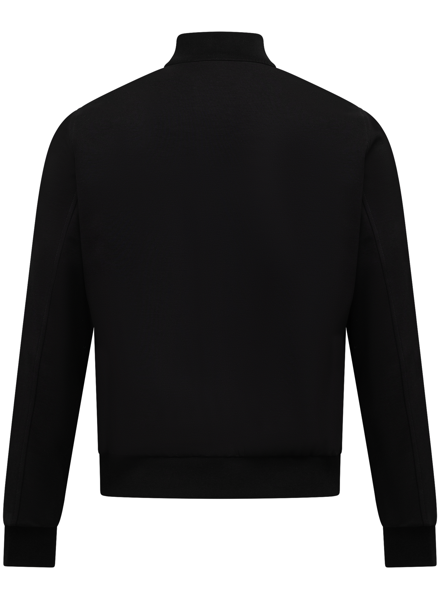 Jas met opstaande kraag | Zwart