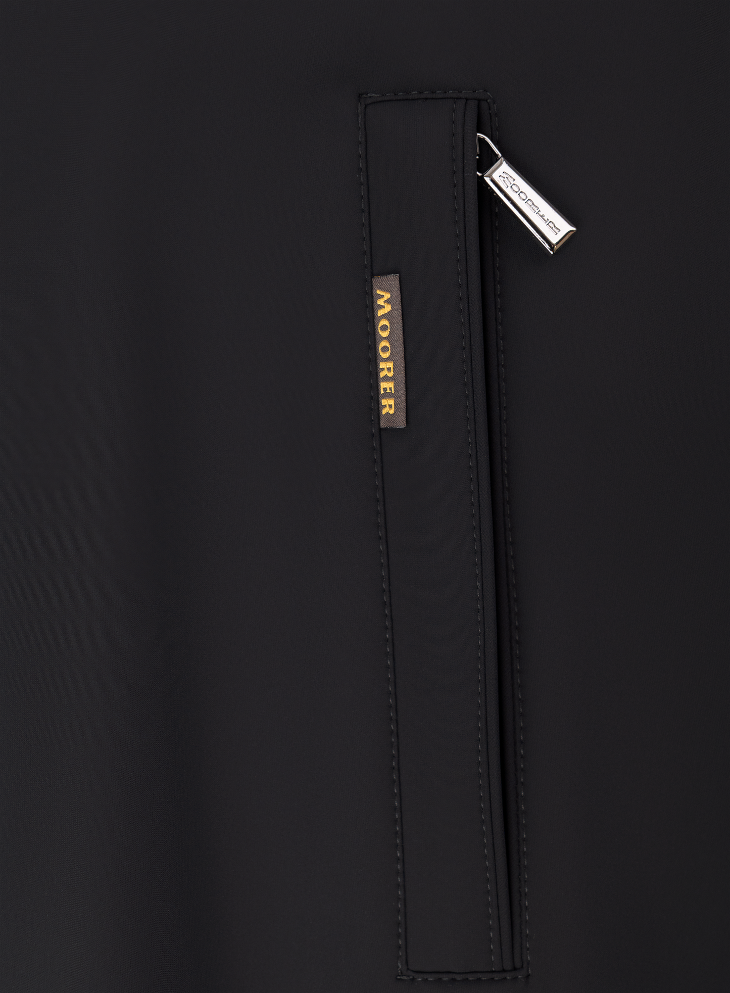 Jas met opstaande kraag | Zwart