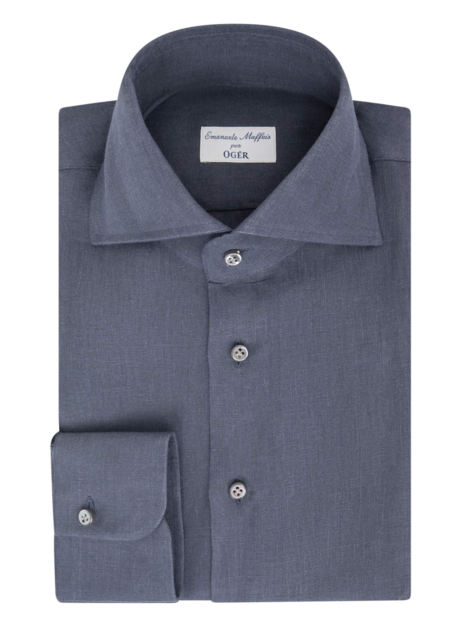 Overhemd van linnen | BLUE NAVY