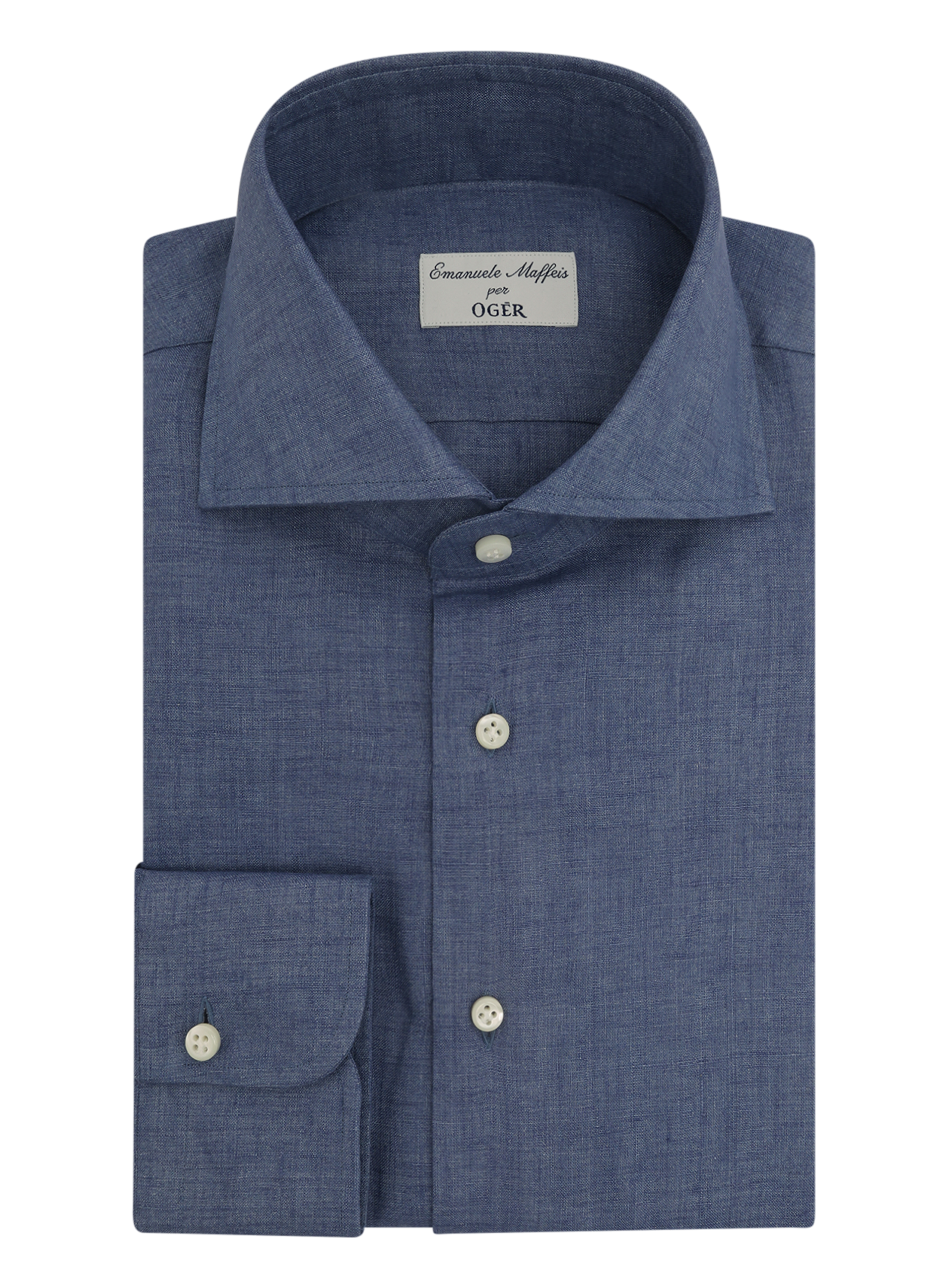 Overhemd van linnen | Blue Denim