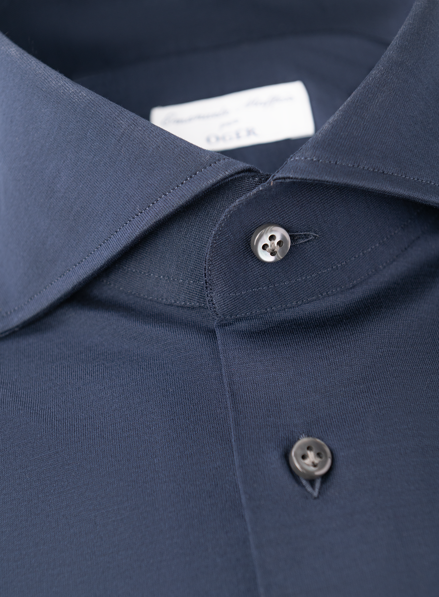 Shirt van jersey katoen | FULL_WIDTH | BLUE NAVY