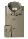 Shirt van jersey katoen | Groen