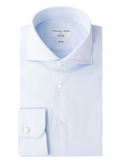Overhemd met stretch van katoen | L.Blauw
