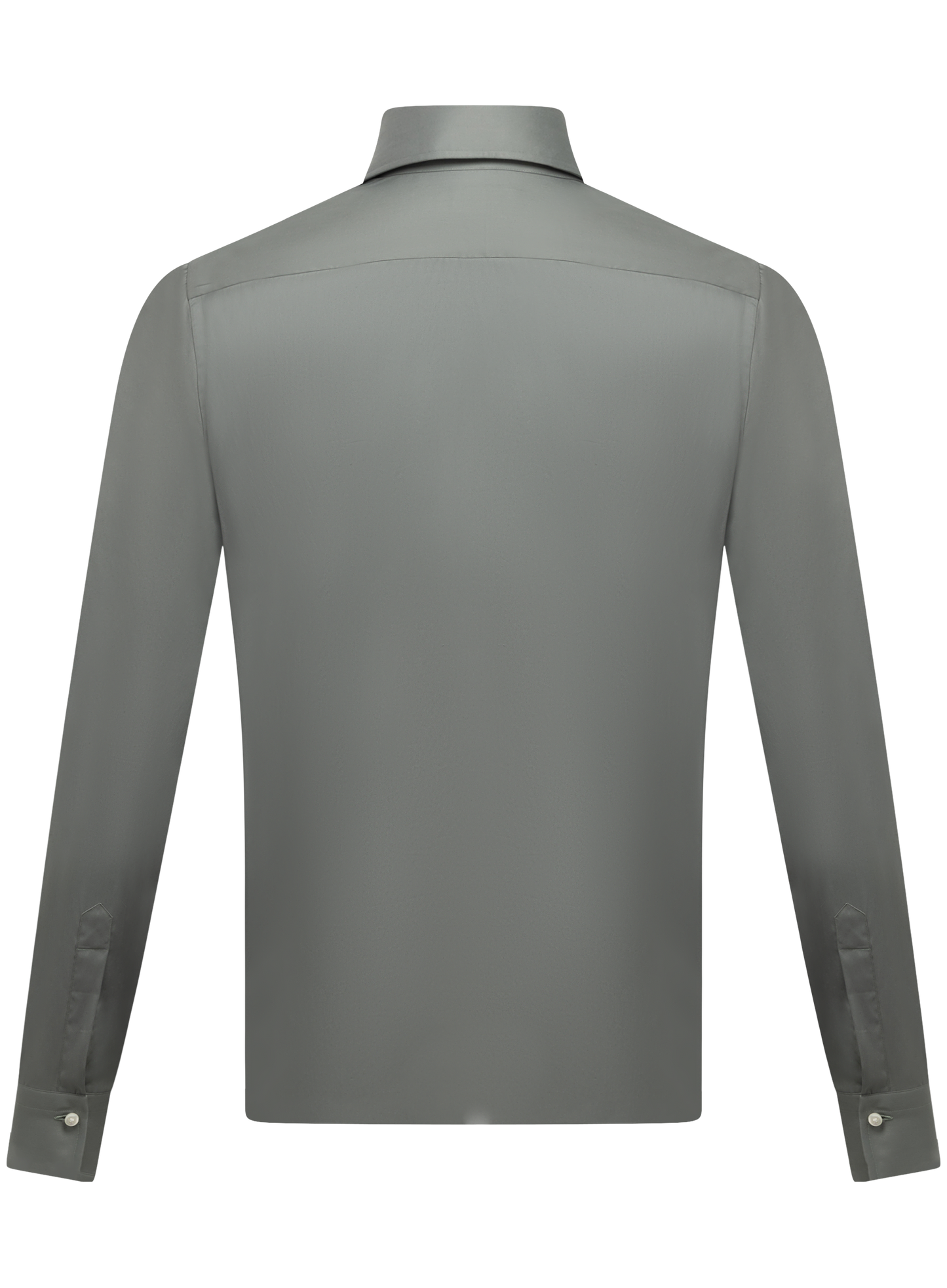 Katoenen shirt met stretch | FULL_WIDTH | Groen