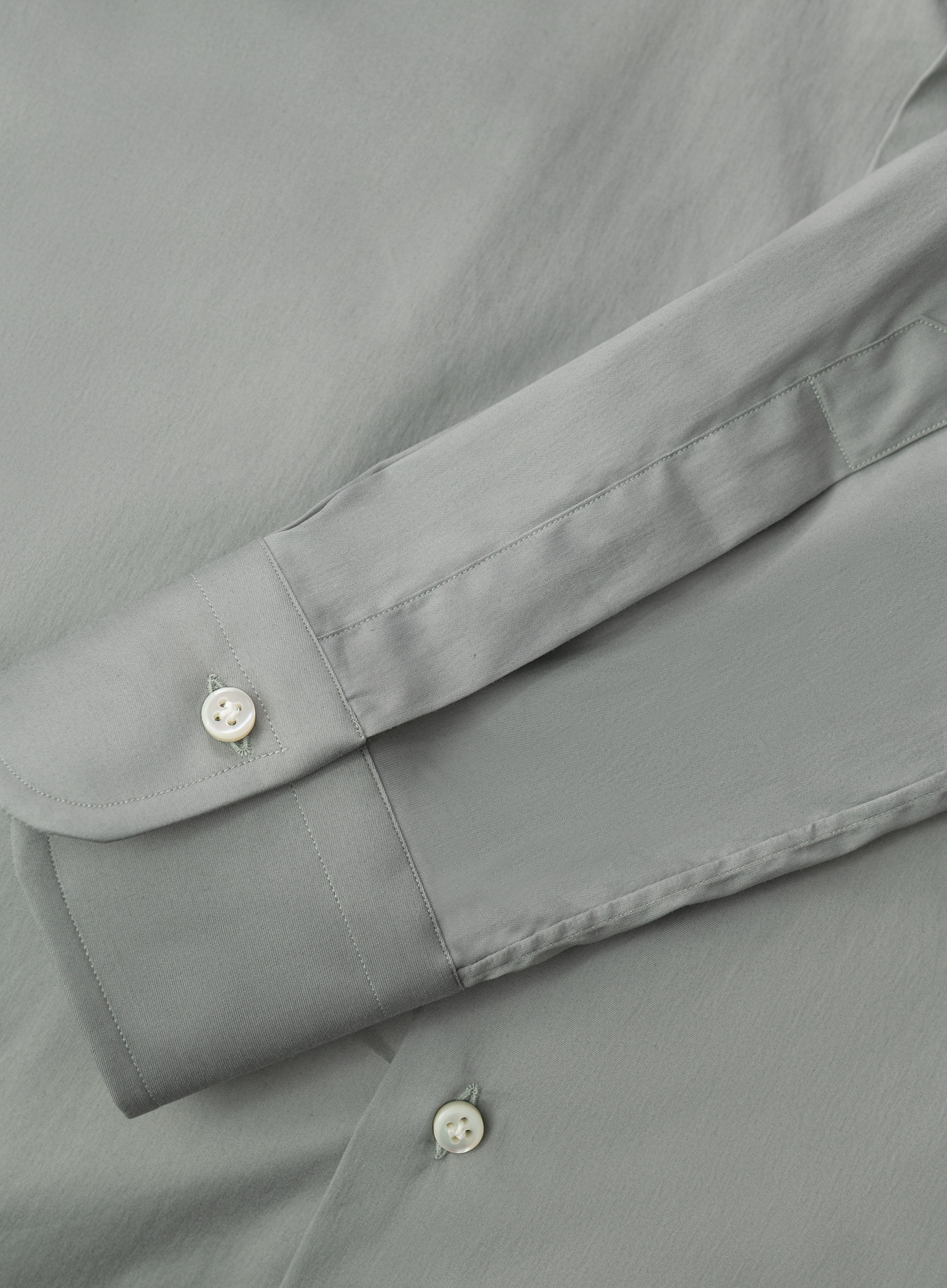 Katoenen shirt met stretch | FULL_WIDTH | Groen