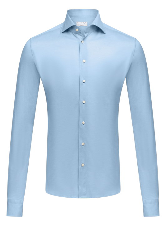 Shirt van katoen | FULL_WIDTH | MID.BLAUW